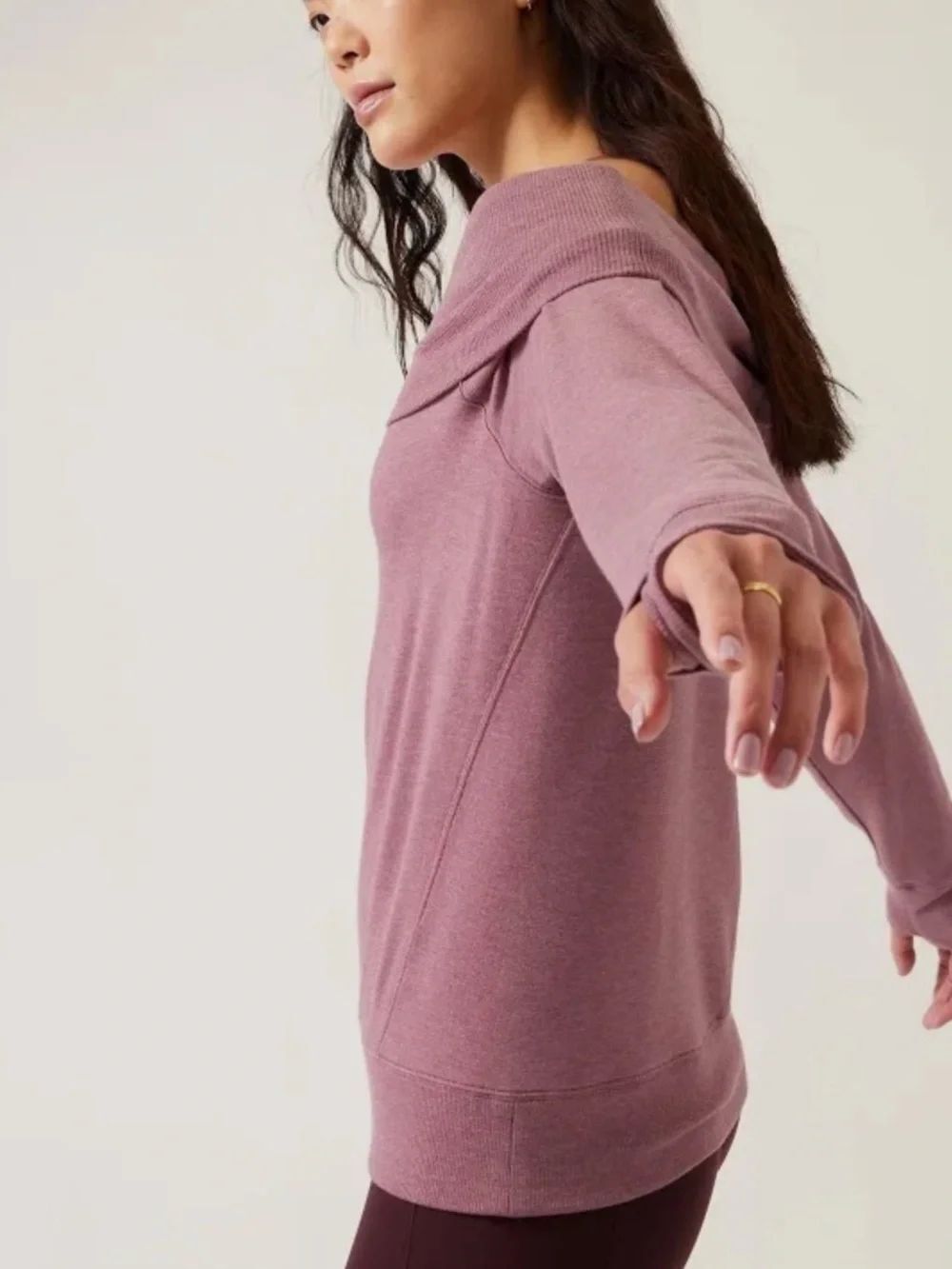 Athleta studio barre sweatshirt - Picture 3 of 8